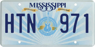 MS license plate HTN971
