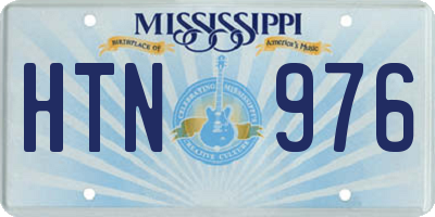 MS license plate HTN976