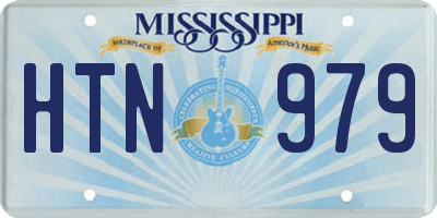 MS license plate HTN979
