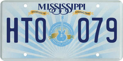 MS license plate HTO079