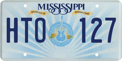 MS license plate HTO127