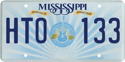 MS license plate HTO133