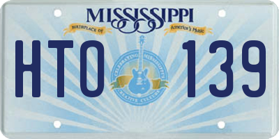 MS license plate HTO139