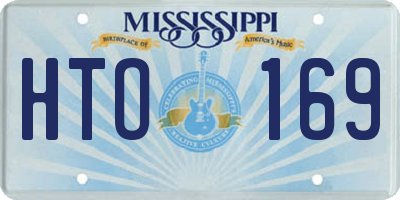 MS license plate HTO169