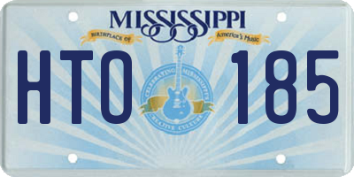 MS license plate HTO185