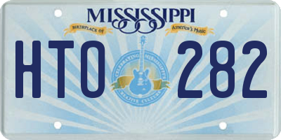 MS license plate HTO282