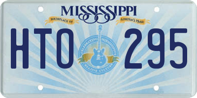 MS license plate HTO295