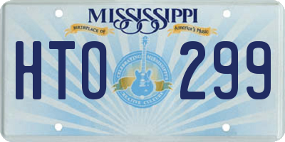 MS license plate HTO299