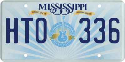 MS license plate HTO336
