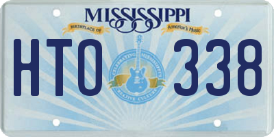 MS license plate HTO338