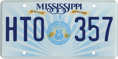 MS license plate HTO357