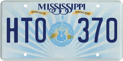 MS license plate HTO370