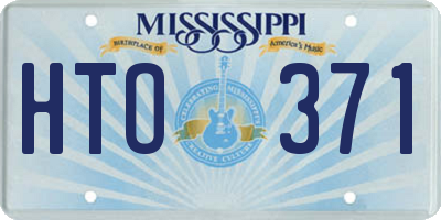 MS license plate HTO371
