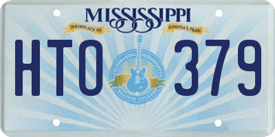 MS license plate HTO379