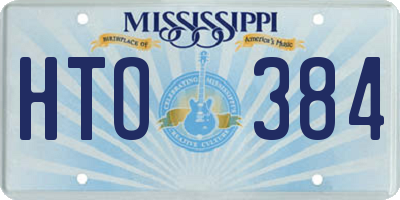 MS license plate HTO384