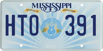 MS license plate HTO391