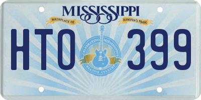 MS license plate HTO399