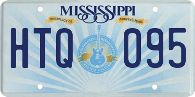 MS license plate HTQ095