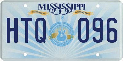 MS license plate HTQ096