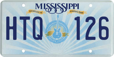 MS license plate HTQ126