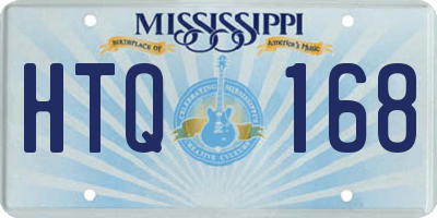 MS license plate HTQ168