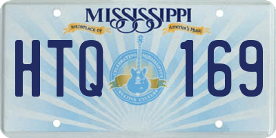 MS license plate HTQ169
