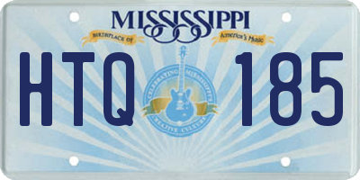 MS license plate HTQ185