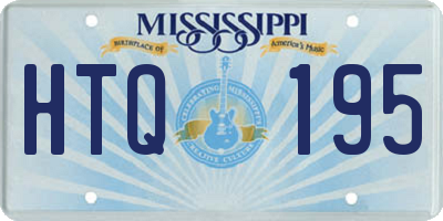 MS license plate HTQ195