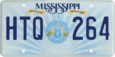 MS license plate HTQ264