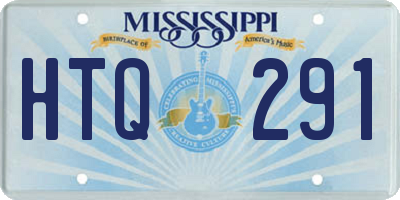 MS license plate HTQ291