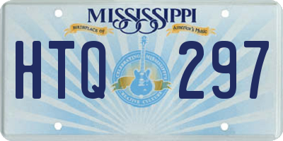 MS license plate HTQ297