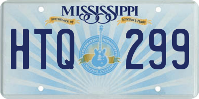 MS license plate HTQ299