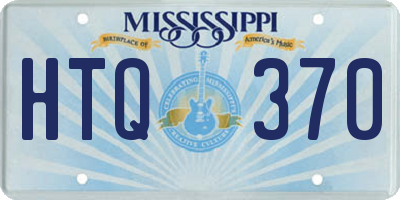 MS license plate HTQ370