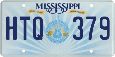 MS license plate HTQ379
