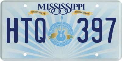 MS license plate HTQ397