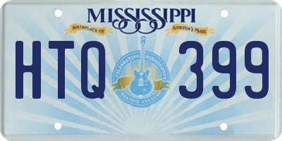 MS license plate HTQ399