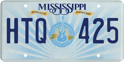 MS license plate HTQ425