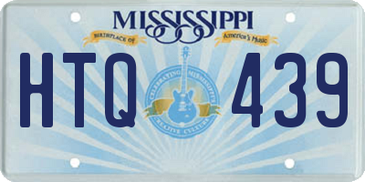 MS license plate HTQ439