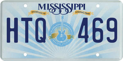 MS license plate HTQ469