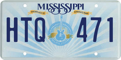 MS license plate HTQ471
