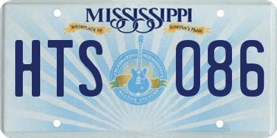 MS license plate HTS086