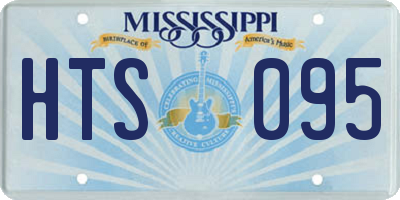 MS license plate HTS095