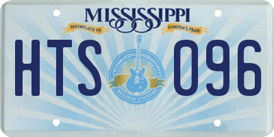 MS license plate HTS096