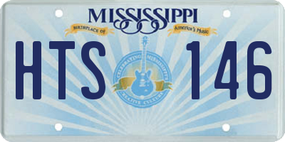 MS license plate HTS146