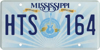 MS license plate HTS164