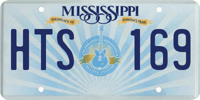 MS license plate HTS169