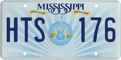 MS license plate HTS176