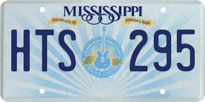 MS license plate HTS295