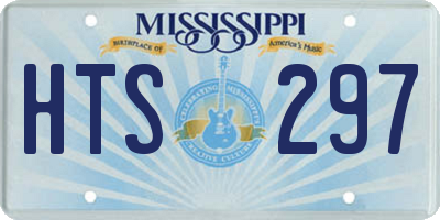 MS license plate HTS297