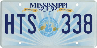 MS license plate HTS338